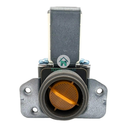 Front view of Genuine OEM Washer Inlet Valve Assembly for Select Front Load Washers Replacement Part Compatible With F1201FD