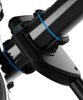 Close-up of Carbon Frame Protector For Bikes Black All Round Fit Adjustable With Soft TPE Liner Scratches Guard in use on frame.