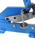 Bench Mounted Manual Sheet Metal Shear 8 Inch Multi Purpose Steel Shear For 3/16 Inch Metal Plates And 1/2 Inch Rods Durable Cast Iron