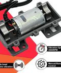 12V DC Vibration Motor 3800 RPM Mini Rotary Vibe For Electric Massage Beds And Chairs With Adjustable Speed And 110V Power Adapter