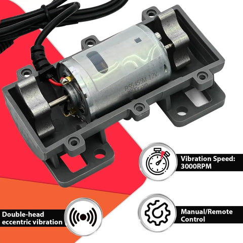 12V DC Vibration Motor 3800 RPM Mini Rotary Vibe For Electric Massage Beds And Chairs With Adjustable Speed And 110V Power Adapter