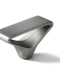Six Pack Brushed Nickel Triangular Cabinet Knobs With Open Center Design for modern cabinets and drawers, geometric open center, zinc alloy