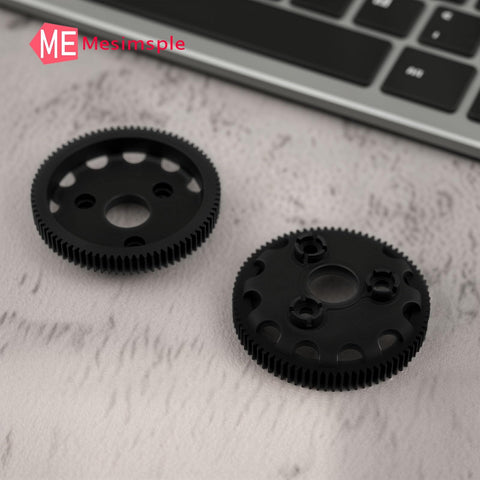 76T 48P Spur Gear Set four pieces with six body clips for 1/10 Slash 2WD VXL Rustler Stampede Bandit XL-5 series RC cars