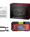Dual Axis Digital Angle Finder With Magnetic Base For Woodworking And Table Saw Setup, pro-grade inclinometer and USB-C cable
