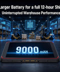 Badass Rugged Android Tablet With Integrated Honeywell N6703 Scanner Featuring Solid 8 Inch Display and 9000 mAh battery.