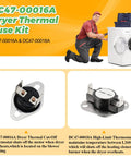 Dryer Repair Kit With Thermal Fuse Thermostat Thermistor And High Limit Thermostat For Samsung LG Kenmore Dryers, technician with tools