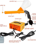 Total Workhorse Portable Powder Spray Gun With Foot Switch, 5 Stage Electric Coating System With Control Box and Spray Gun