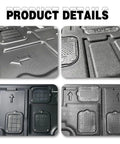 Heavy Duty Engine Splash Shield For Kia K5 2021 To 2025 Underbody Skid Plate Guard detailed view of textured triple thick material.