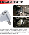 2 Pc Beefed Up Dowel Pin For 1989 To 1998 Cummins 12 Valve 5.9L Engine, CNC Anodized Aluminum 6061 T6, Prevents Dowel Backout, Boosts Timing Integrity, Heavy Duty Fitment For Diesel Trucks installed on Cummins timing gear