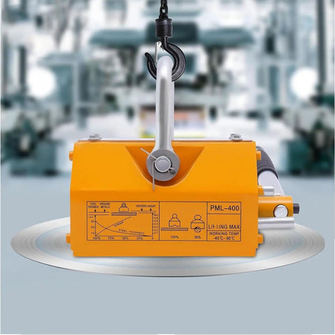 Heavy Duty Permanent Lifting Magnet With Smooth Release Lever And Workhorse Build For Hoist And Gantry Cranes handling steel plates