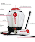 Dual Tank Backpack Sprayer With Separate Water And Chemical Tanks 4 Gallon Capacity Pro Grade Lawn And Garden Sprayer No Mess Premix