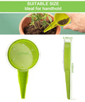 Handheld Seed Dispenser Tool 6 Pack Garden Seeder Sower With Five Dial Settings For Small Flower And Vegetable Seeds