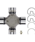 Beefed Up Greaseable Premium Universal Joint 434 For Ford F Series And Classic Ford Models High Grade U Joint With Sealed Bearings Easy Lubrication Long Lasting Durability And Smooth Power Transfer For F 150 And Vintage Country Sedan And Fairlane, steel cross joint with clips