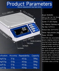 Hella Accurate 33 Pound Piece Counting Scale With Tight Zero Point Five Gram Specs Sturdy Bench Platform for precise weighing.