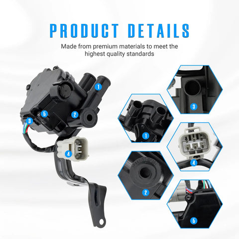 Shop Grade Heater Control Water Valve And Coolant Flow Regulator Assembly For Toyota Prius Hybrid 1.5L 2004 Through 2009, detailed view.