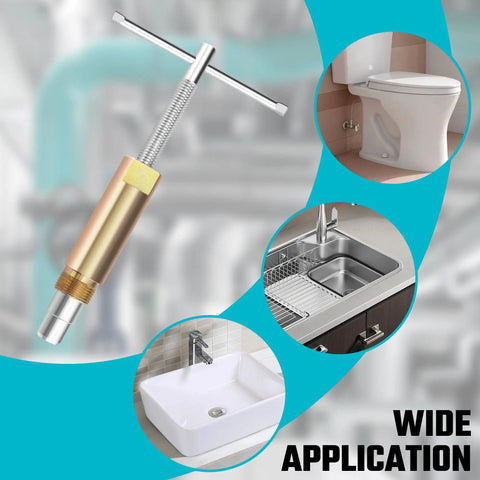 Effortless Half Inch Compression Sleeve Puller Tool For Ferrule Removal Without Damage Corrosion Resistant A3 Steel Fits Into Tight Spaces To Yank Nuts And Ferrules From Pipes In Kitchen Sinks And Bathtubs with images of kitchen and bathroom applications