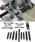 Kick Ass 5 Ton Bearing Puller Set 12pcs Bar Type Separator And Splitter Kit For Removing Bearings On ATV And Snowmobile Engines Pulling Flywheels Smoothly While Doing Pro Repair Work That Makes Any Job Look Totally Sick All Day Long. 12pcs steel bearing puller kit with splitters and bars
