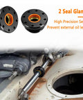 Seal Kit For Hydraulic Steering Cylinders With Pin Wrench HS5157 installed in outboard marine steering cylinder