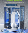 Salt spray test chamber demonstrating corrosion resistance for metal objects under 72-hour test conditions.