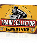 Steam Locomotive Metal Sign 8x12 Inches Aluminum Wall Decor For Living Room Bedroom Office Bar Cafe Restaurant And Garage With Man Cave Vibe And Funny Train Theme Durable Weatherproof Aluminum Sign For Indoor Outdoor Use.