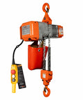 1 Ton Electric Chain Hoist With 20 Ft Lift Height, 2200 Lb Capacity, G80 Chain, M3 H2 Duty Rating, 110V 120V, Heavy Duty Hoist