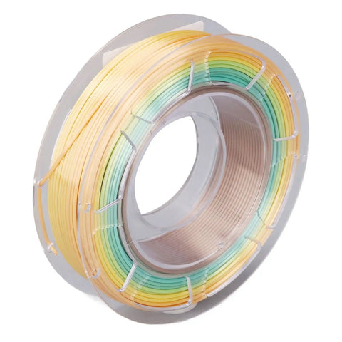 Silk Shiny PLA Filament 1.75Mm, 200G Spool, Fast Color Gradient Multicolor 3D Printer Material With Glossy Finish, Flows Smooth And Gonna Look Dope On All Your Custom 3D Printing Creations