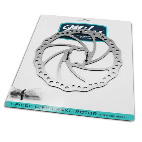 Beefy Stainless 160mm Disc Brake Rotor for Shimano and SRAM packaged on display card