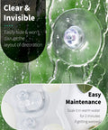 Small Rubber Suction Cups For Glass 30 Pack Assorted Sizes 0.8 1.2 1.8 Inch shown on glass with maintenance tips