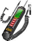 Rechargeable A3015 Upgrade 0.5V To 600V Multimeter And AC DC Test Light Handheld Circuit Tester Pen For Car Battery Polarity And Phase Sequence Detection Auto Repair Essential with coiled leads and clamp