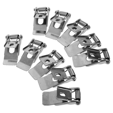 Lawsen Spring Clips Recessed Lighting 40pcs Spring Clips for Downlight Recessed Light Fixtures Iron Panel close-up view.