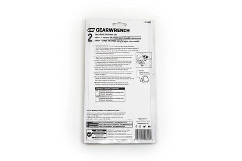 Back of packaging showing details for 2 Piece Push Pin Plier Set With 30 Degree And 80 Degree Angles For Fast Safe Plastic Anchor And Center Pin Removal