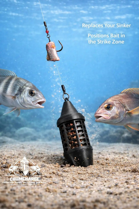 Scent Disperser For Fishing With Adjustable Flow Control And Weighted Sinker Design underwater attracting fish
