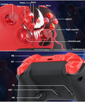 RGB Wireless Gaming Controller For Xbox Series X And S, Xbox One And PC with detailed button and jack features.