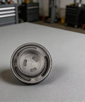 Close-up view of Heavy Duty 40 Micron NPT Hydraulic Tank Breather Cap showcasing aluminum alloy design and vent filter features.
