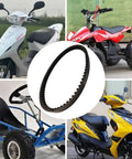Three Pack 669-18-30 CVT Drive Belt For GY6 139QMB Short Case for scooters, mopeds, ATVs, and go-karts with neoprene aramid