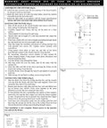 Assembly instructions for Heritage Style Three Light Mini Chandelier In Black With Traditional Steel Construction.