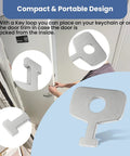 Five Pack Emergency Release Keys For Occupancy Indicator Deadbolts B571 And D271 Stainless Steel Portable Unlock Tool