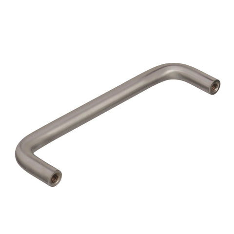 Brushed Chrome Cabinet Pull 4 Inch Center to Center Contemporary Style Everyday Heritage Drawer Pull