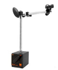 WEN 10711 magnetic base stand with adjustable chrome arm for dial indicators; on/off base switch.
