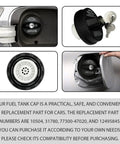 Locking Gas Cap With Key For Fuel Tank Fits Toyota 4Runner Chevy Camaro Honda CRV Infiniti Replaces 77300 47020 Durable ABS Plastic With Tight Rubber Seal For Weatherproof Security