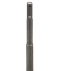 Rugged 4 Inch SDS Plus Floor Scraper Tool For Removing Thinset And Adhesives top view showing insertion end
