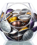 Large Capacity 12 Sided Polygon Coffee Pods Holder Go To For Nespresso VertuoLine Capsules Elegant Durable PET One Piece Organizer