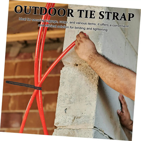 Heavy Duty Adjustable Zip Ties For Indoor And Outdoor Use Reusable Cable Management Straps With Quick Release Buckle used on cables