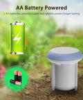 Smart Soil Sensor With Real Time App Monitoring For Garden Farm And Greenhouse, Moisture Meter And Temperature Sensor, WiFi Enabled Soil Tester For Plant Care, Alexa And Google Home Compatible, AA battery powered