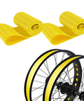 Rim Strip Rim Tape Fat Tire Liner PVC Inner Tube Protector Anti Puncture For 20 Inch Bikes 2 Pack Yellow on bike wheels