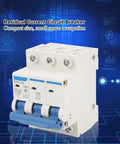Three Pole 63 Amp Miniature Circuit Breaker For 220 To 380V AC 4500A Breaking Capacity Built Tough DIN Rail Mounted RCCB DZ47 63 Model ID Reliable Power Safety Switch