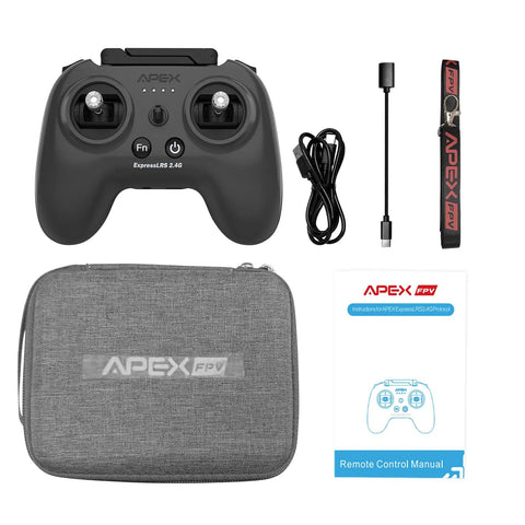 G-129 Dual Protocol FPV RC Radio Transmitter With ELRS 2.4G Firmware 3.0 to 3.3 And Autonomous TX Built In accessories