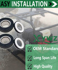 Honda 781238 Mechanical Seal Replacement For 2 Inch And 3 Inch Gas Semi Trash Water Pumps Easy Install Beefed Up For Champion Predator Generac Pulsar WB20XT3 WB30XT3 WH20XTAF, two seals