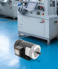 Shop Ready 2Hp Three Phase Electric Motor, 3450Rpm Tefc Industrial Equipment Driver on factory floor.