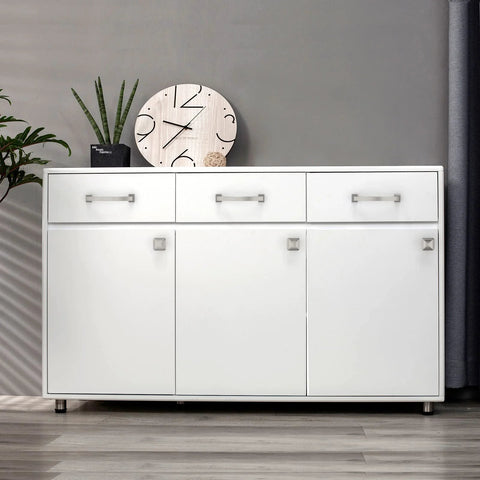 White cabinet with Brushed Satin Nickel Cabinet Pulls 4 Inch 102mm Hole Center Kitchen Cabinet Handles